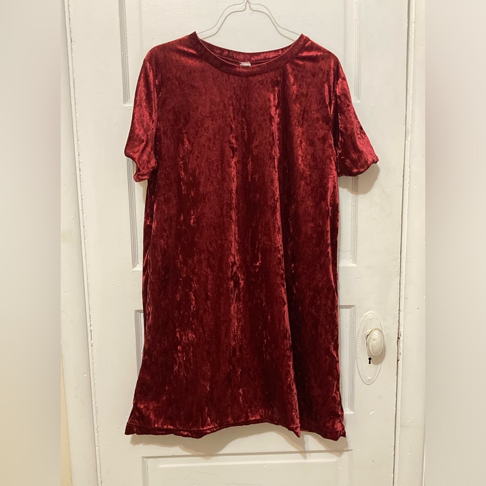 Red Velvet Dress